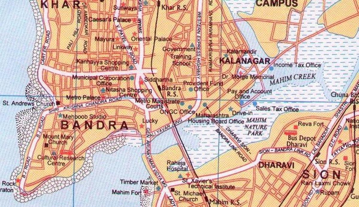 mapa bandra Mumbai