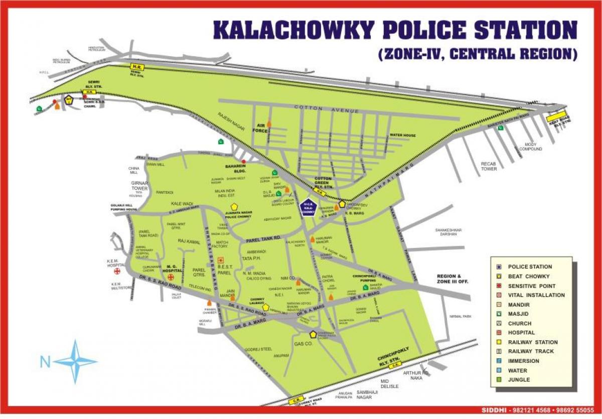 mapa Kalachowki Mumbai