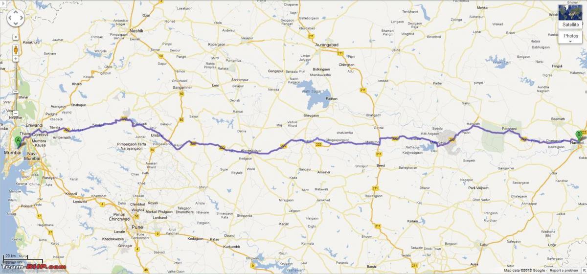 Mumbai nagpur rýchlostná cesta mapu