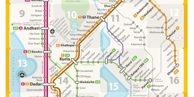 Western line mapu Mumbai