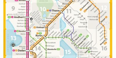 Western line mapu Mumbai